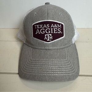 Texas A&M Aggies C.C. Creations Gray & White Mesh Adjustable Cap One Size
